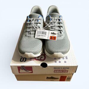 Skechers Women's Glide Step Sneaker Hands Free Swift Fit Gray Size 8.5
